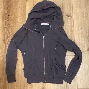 Free People Beach slouchy cotton hoodie, size XS